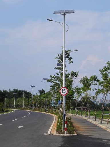 广西玉林太阳能路灯工程案例
